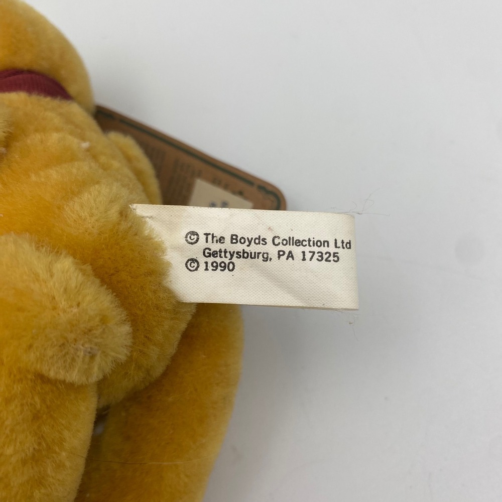 Boyds Bears Archive Collection Sigmund Von Bruin 7 inch Jointed Plush 1990 Tag - Picture 4 of 6